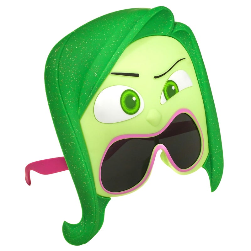 Sun-Staches Inside Out Official Disgust Sunglasses | Disney Pixar Costume Accessory | UV400 | One Size Fits Most - Image 1